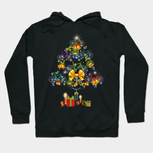 Bicycle Christmas Tree Hoodie